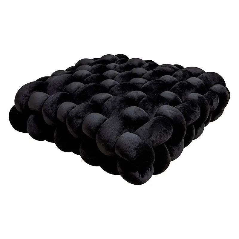 ATELIER-TIBET — Coussin de Sol Tressé en Coton 40 × 40 cm | Confort Douillet & Style Moderne