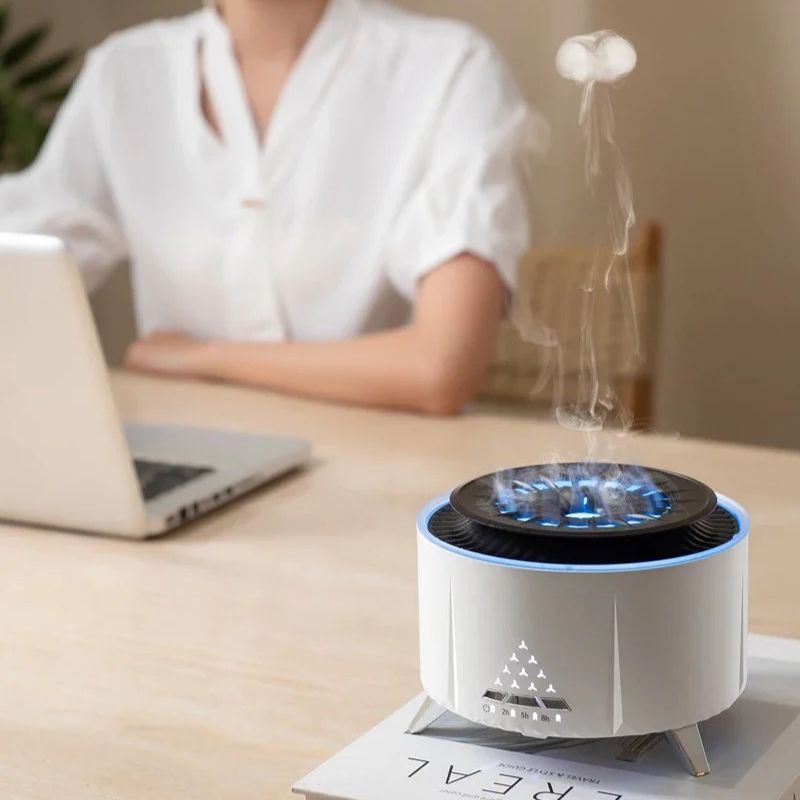 ATELIER-TIBET Diffuseur d’Huiles Essentielles “Nuage Magique” – Brumisateur Ultrasonique Aromathérapie & Ambiance Zen