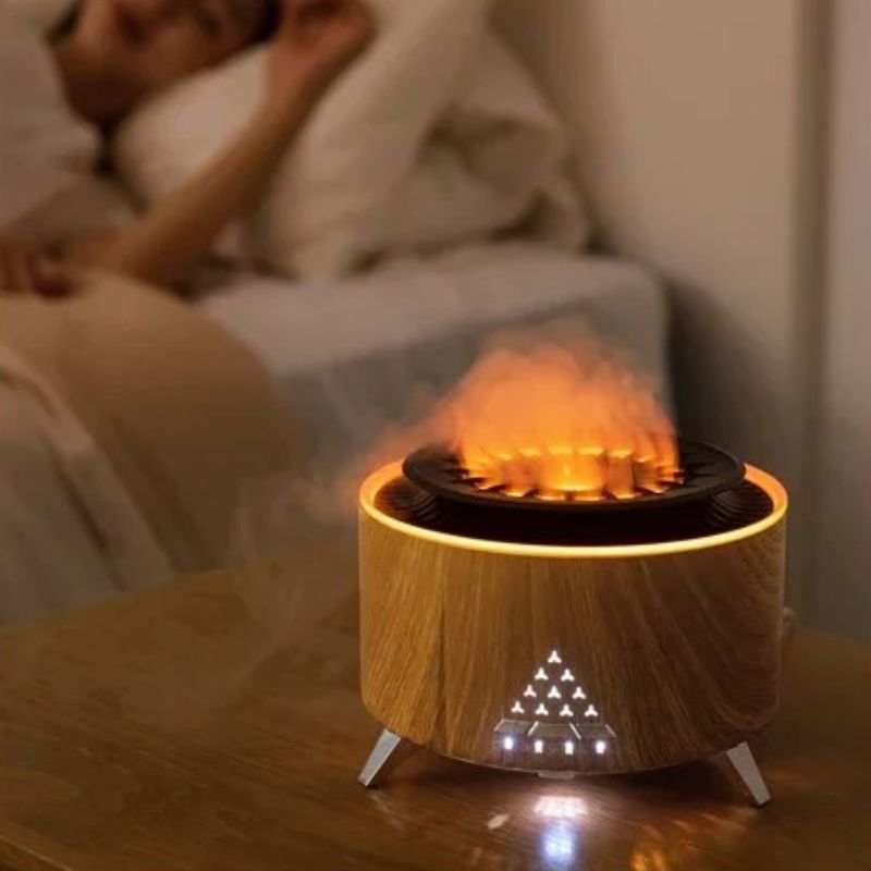 ATELIER-TIBET Diffuseur d’Huiles Essentielles “Nuage Magique” – Brumisateur Ultrasonique Aromathérapie & Ambiance Zen