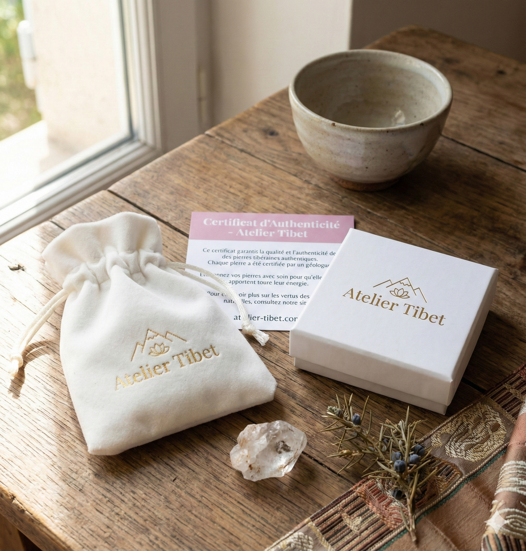 ATELIER-TIBET – Bague Lotus Sacré Réglable – Symbole d’Élévation & Sérénité