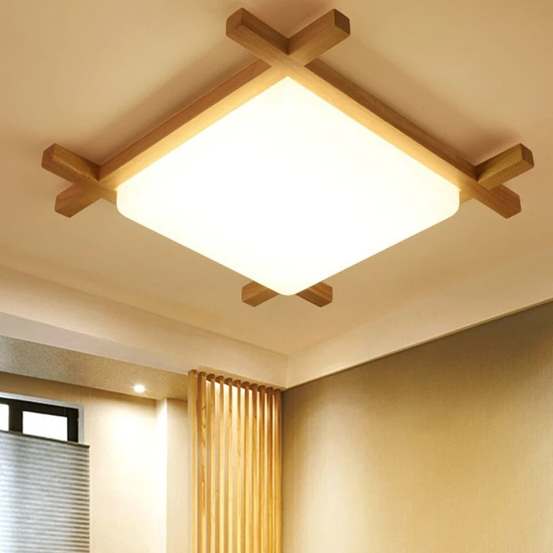 ATELIER-TIBET – Lampe Japonaise Plafonnier