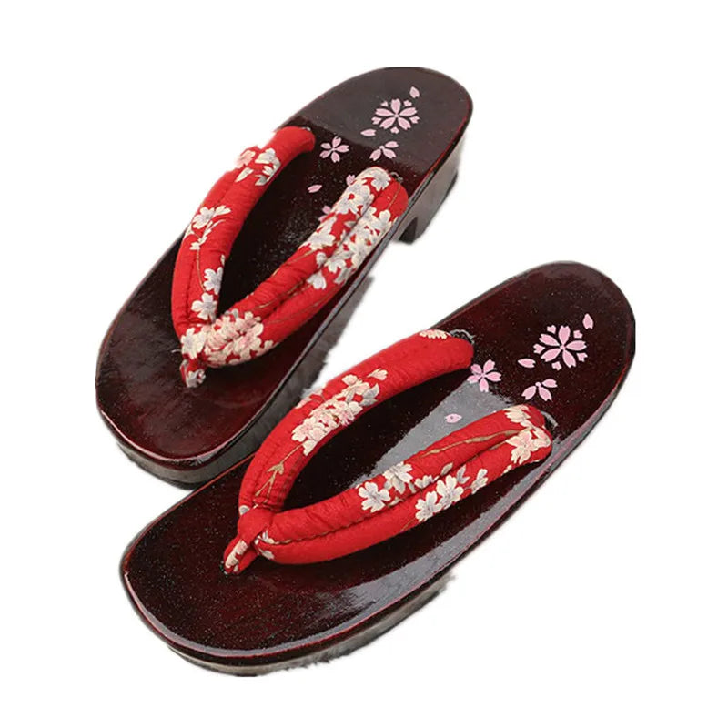 ATELIER-TIBET – Geta Japonaise Moderne en Bois & Tissu