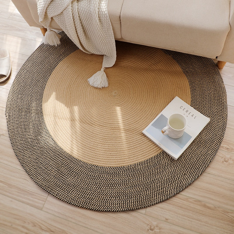ATELIER-TIBET – Tapis Japonais Rond pour Salon Confort Thermique