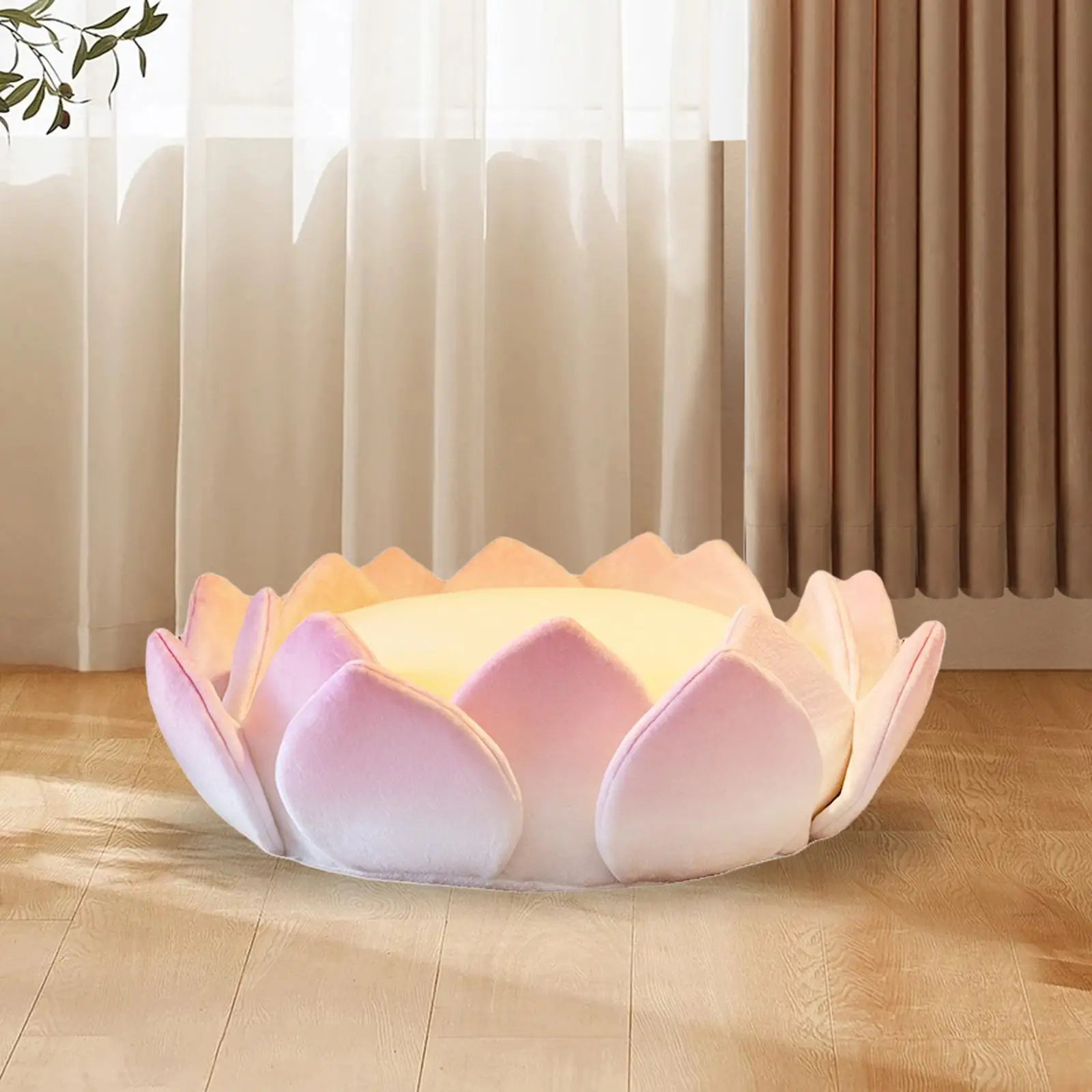 ATELIER-TIBET Coussin de Méditation « Fleur de Lotus » – Style Élégant & Confort Assuré