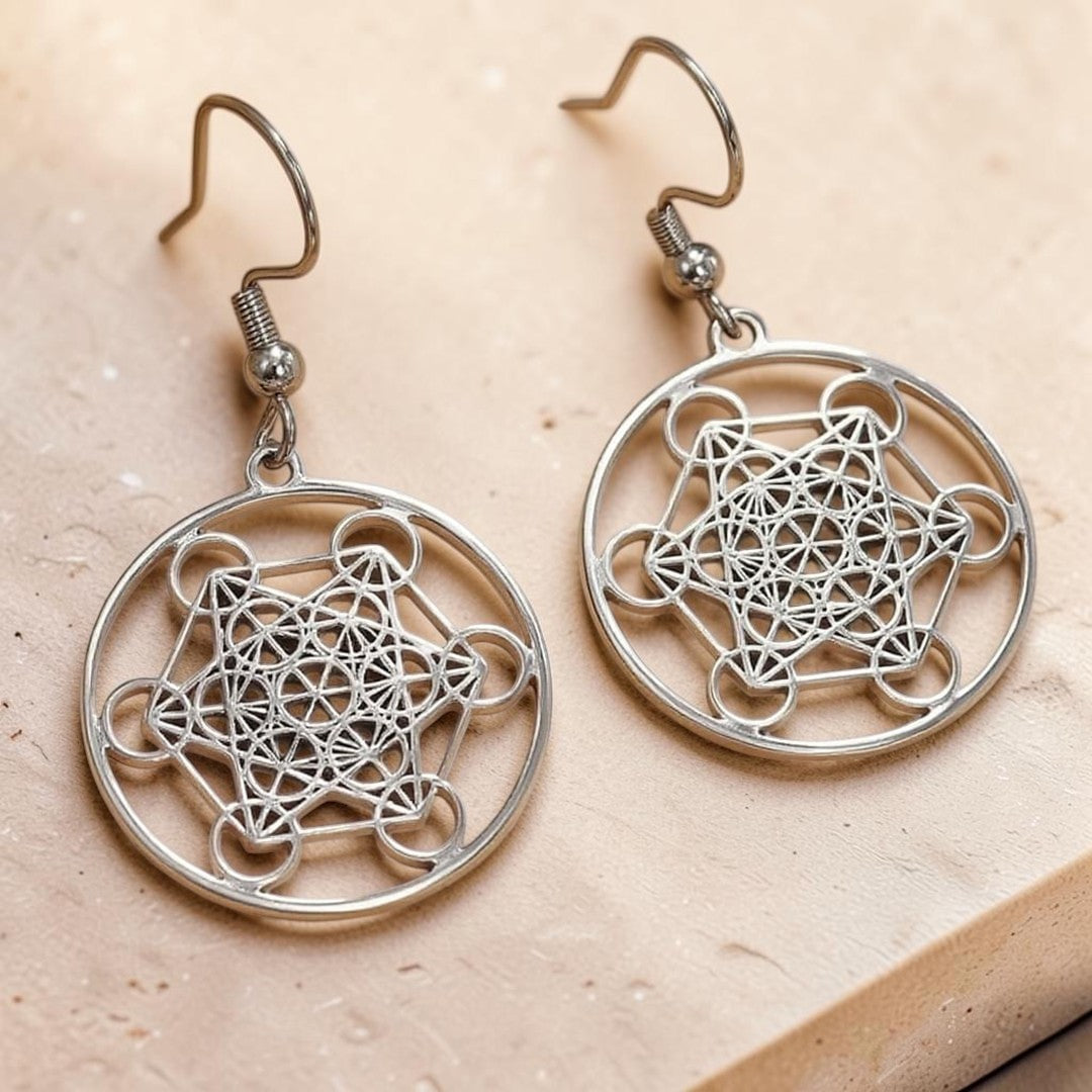 ATELIER-TIBET – Boucles d'Oreilles Métatron