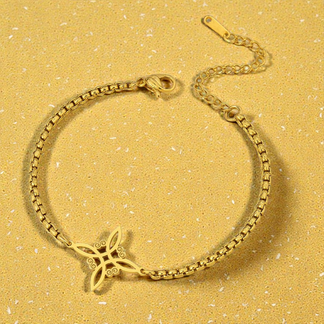 ATELIER-TIBET – Bracelet Lien Sacré- Noeud de Sorcière