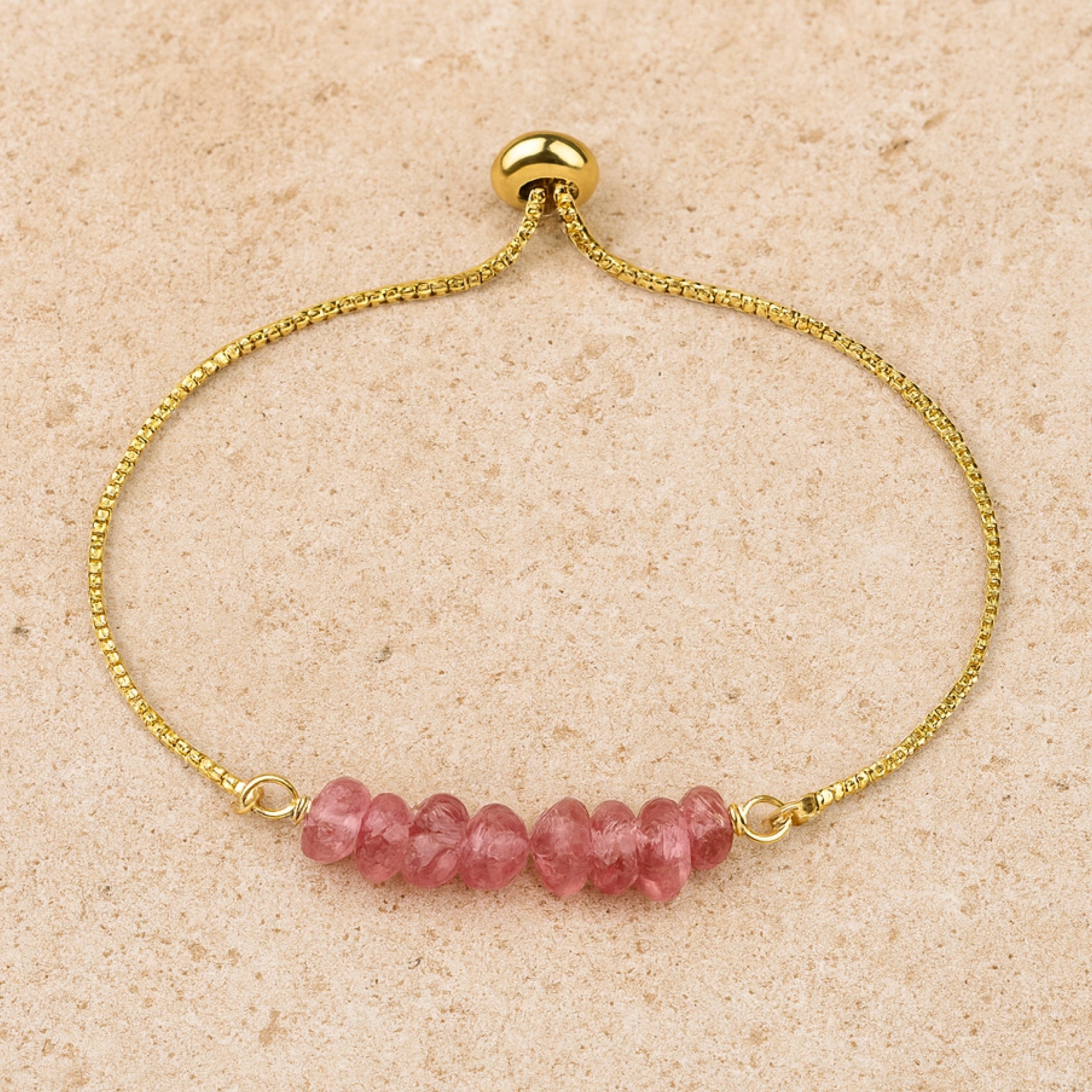 ATELIER-TIBET – Bracelet Fin en Pierres Irrégulières Naturelles