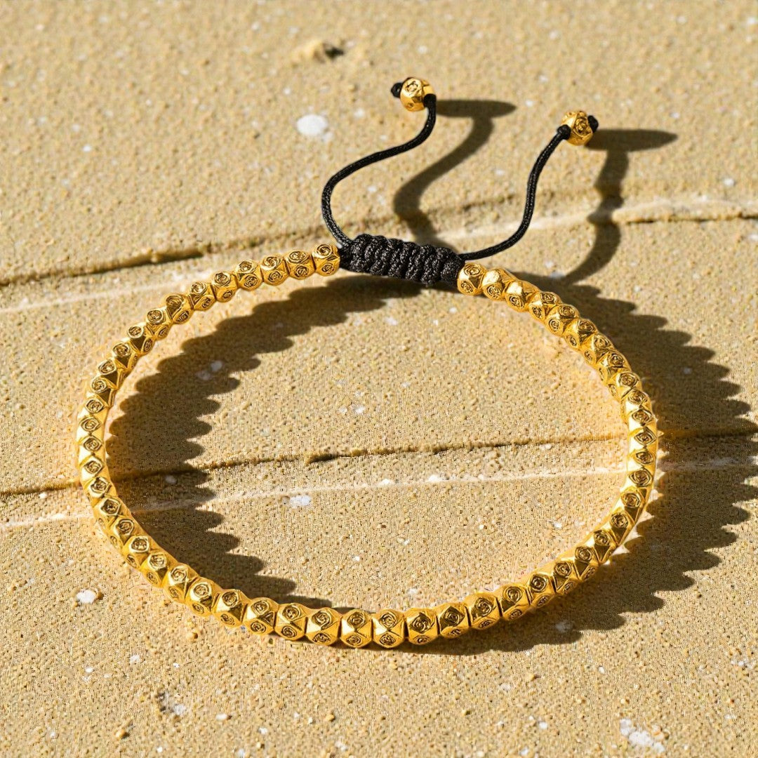 ATELIER-TIBET – Bracelet Harmonie Tibétaine en Perles Facettées
