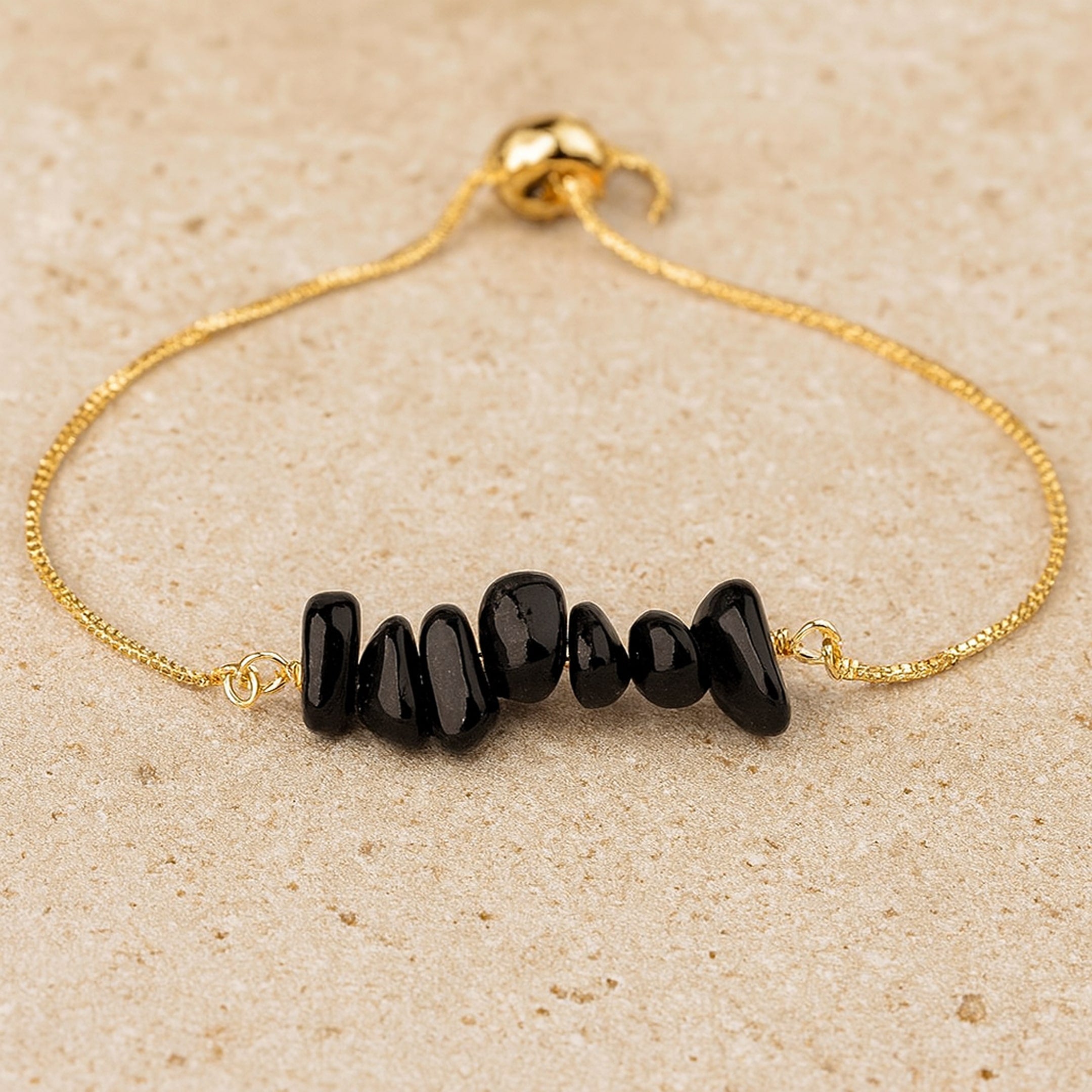 ATELIER-TIBET – Bracelet Fin en Pierres Irrégulières Naturelles