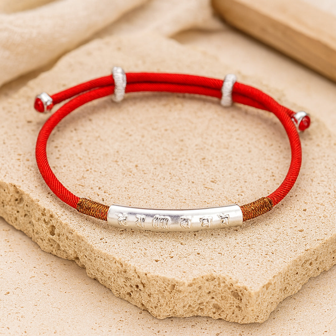 ATELIER-TIBET – Bracelet Sacré Bouddhiste - Mantra Porte-Bonheur