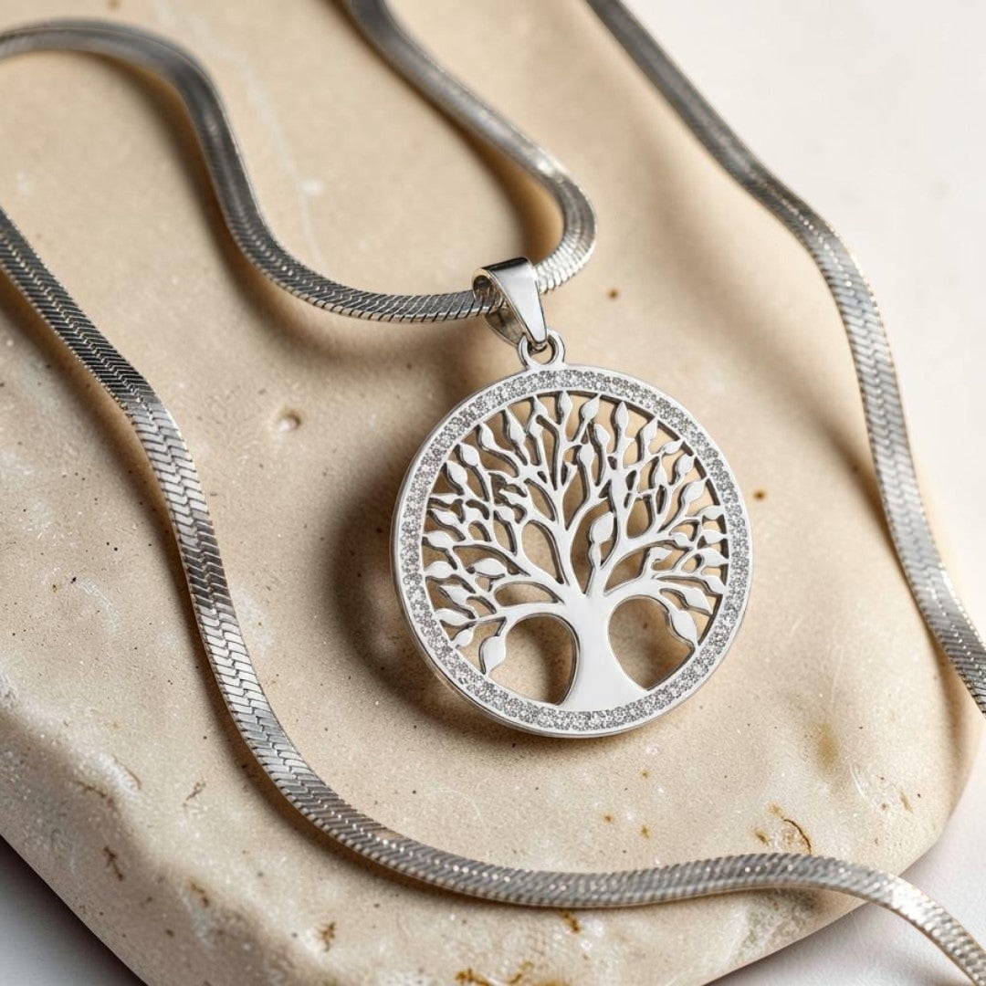 ATELIER-TIBET – Pendentif Arbre de Vie Scintillant