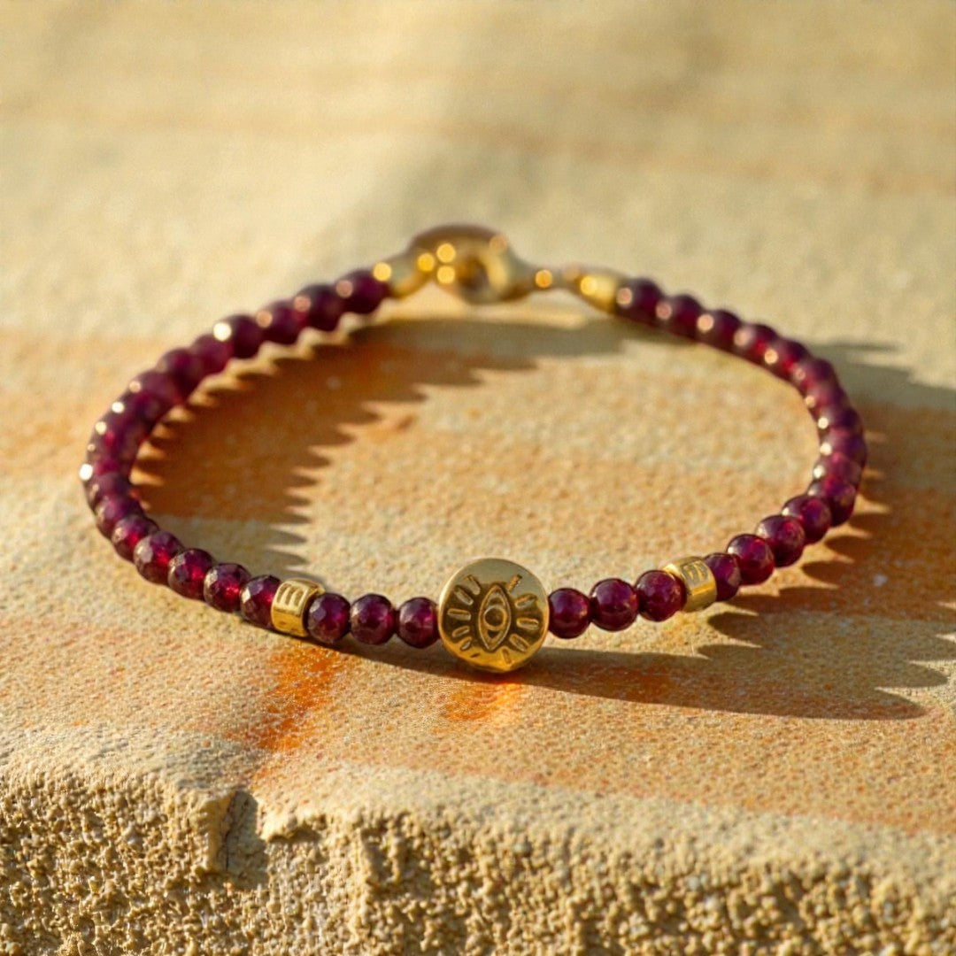 ATELIER-TIBET – Bracelet Lien Protecteur en Pierres Naturelles