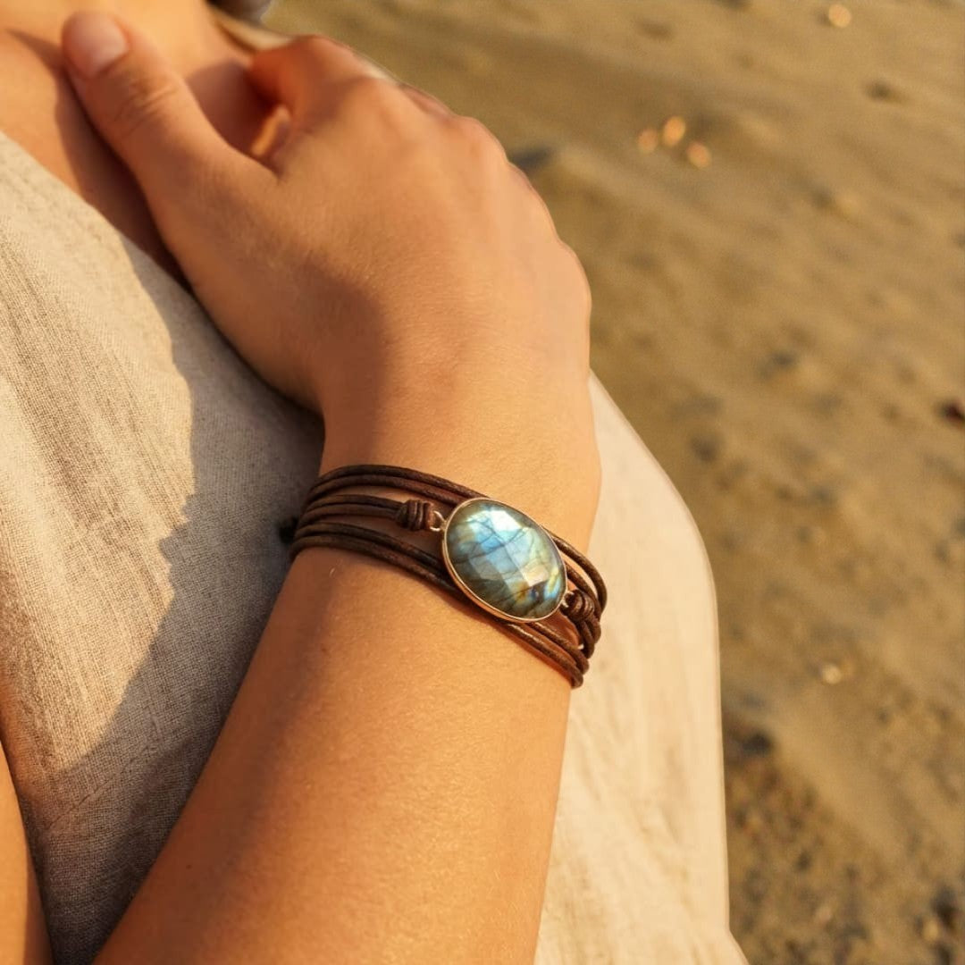 ATELIER-TIBET – Bracelet Libération en Labradorite