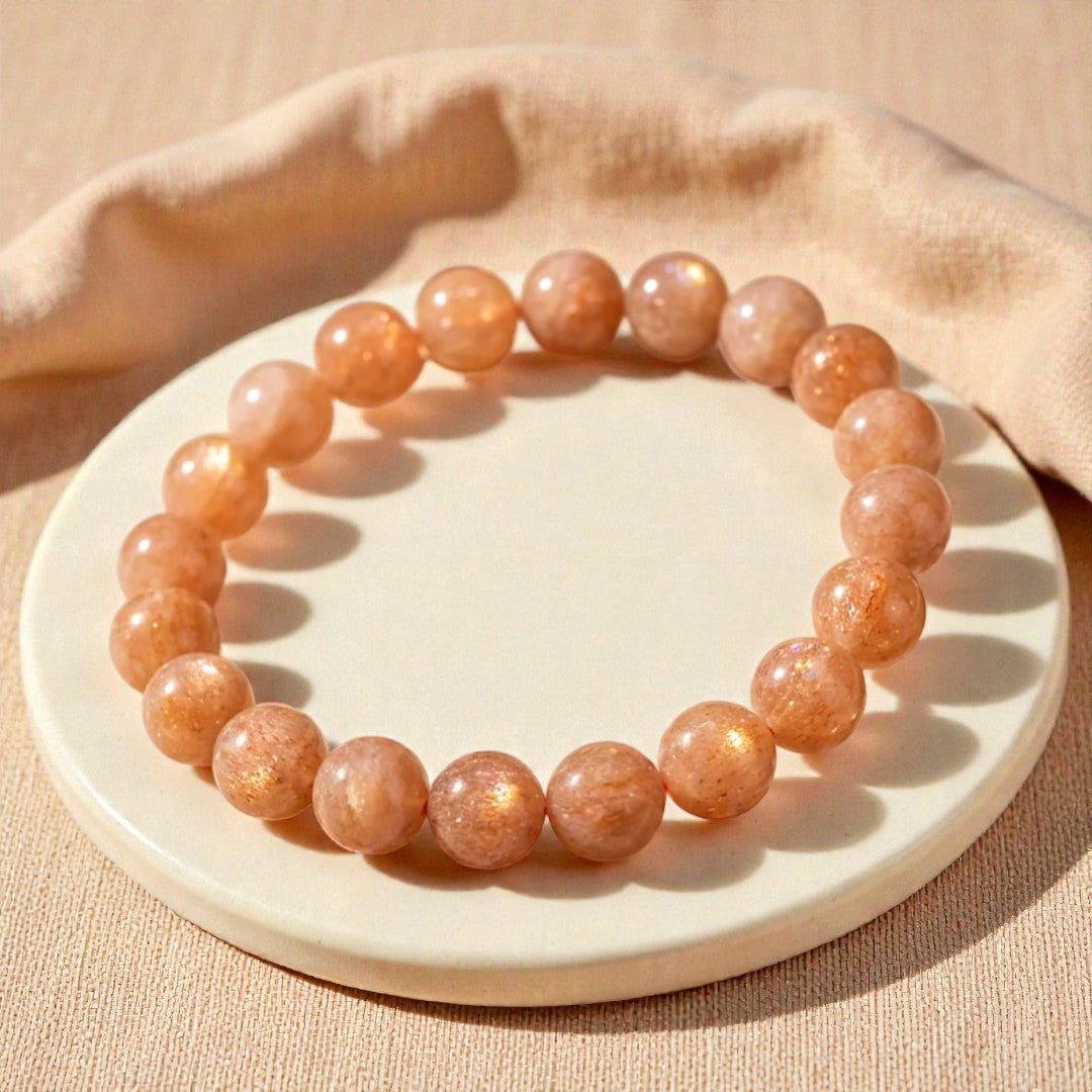 ATELIER-TIBET – Bracelet Joie de l'être en Pierre de Soleil