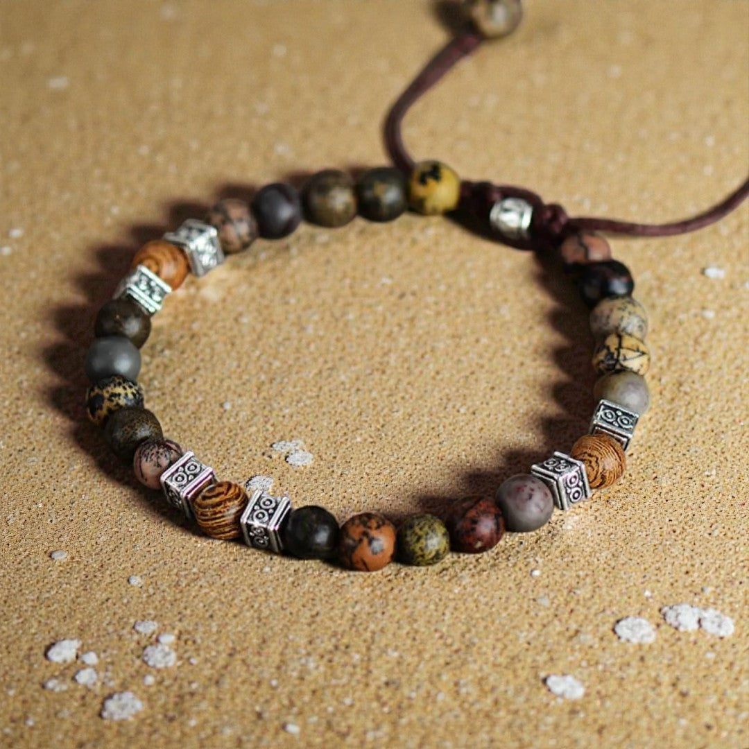 ATELIER-TIBET – Bracelet Stabilité Intérieure en Jaspe