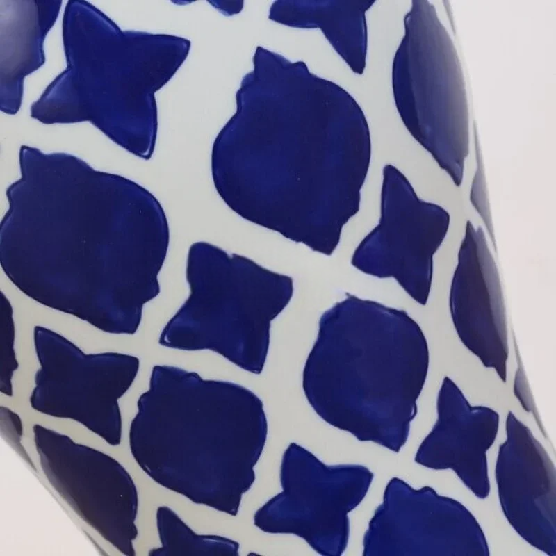 ATELIER-TIBET – Lampe Japonaise Bleue Rétro
