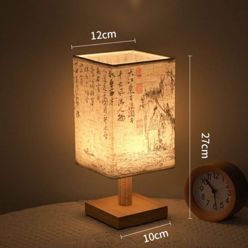 ATELIER-TIBET Lampe de Bureau Calligraphie Chinoise – Lumière Zen & Ambiance Poétique