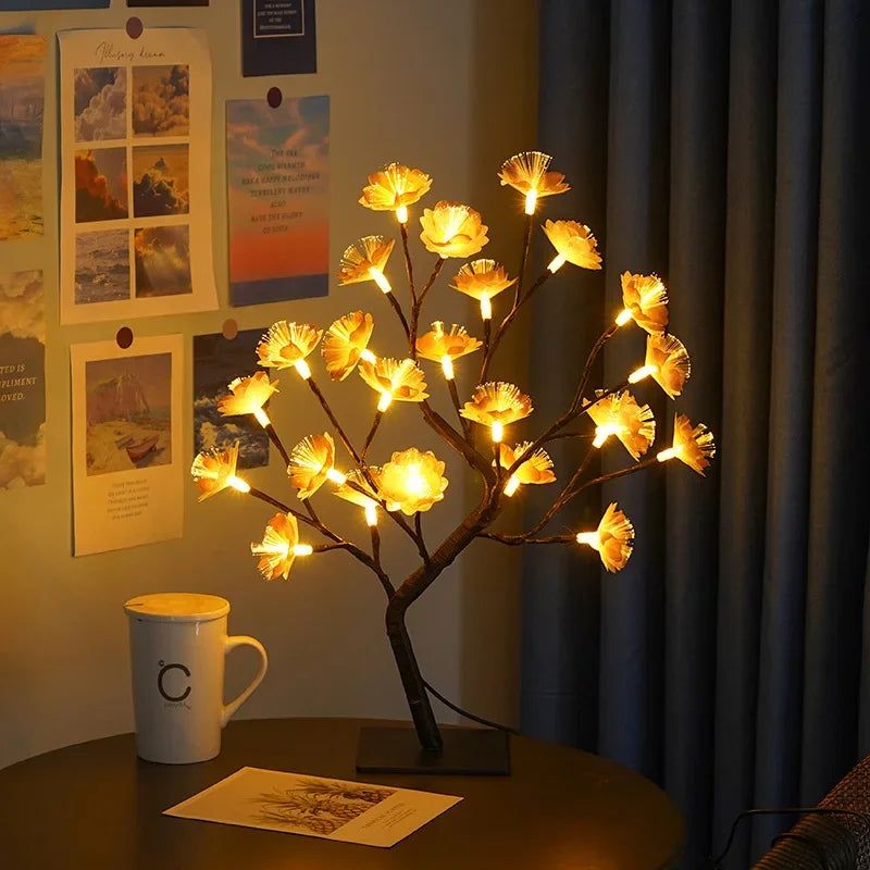 ATELIER-TIBET Lampe Arbre Féérique “TibetGlow” – Éclairage Ambiance Salon & Chambre