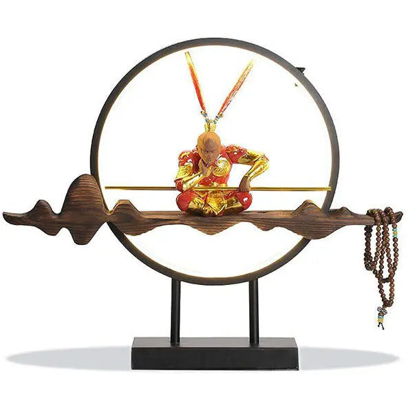 ATELIER-TIBET – Porte-Encens Bouddha Original avec Anneau Lumineux LED