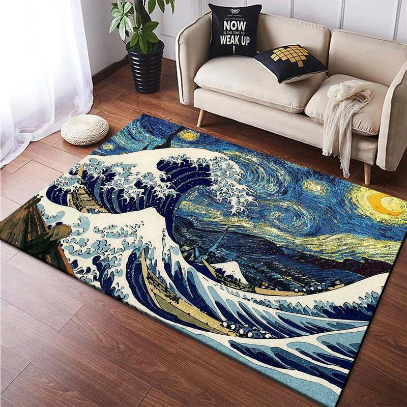 ATELIER-TIBET – Tapis de Salon Style Japonais Épuré
