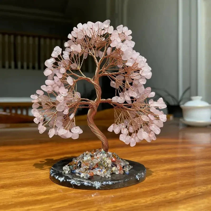 ATELIER-TIBET – Arbre du Bonheur en Pierres Naturelles décoratives