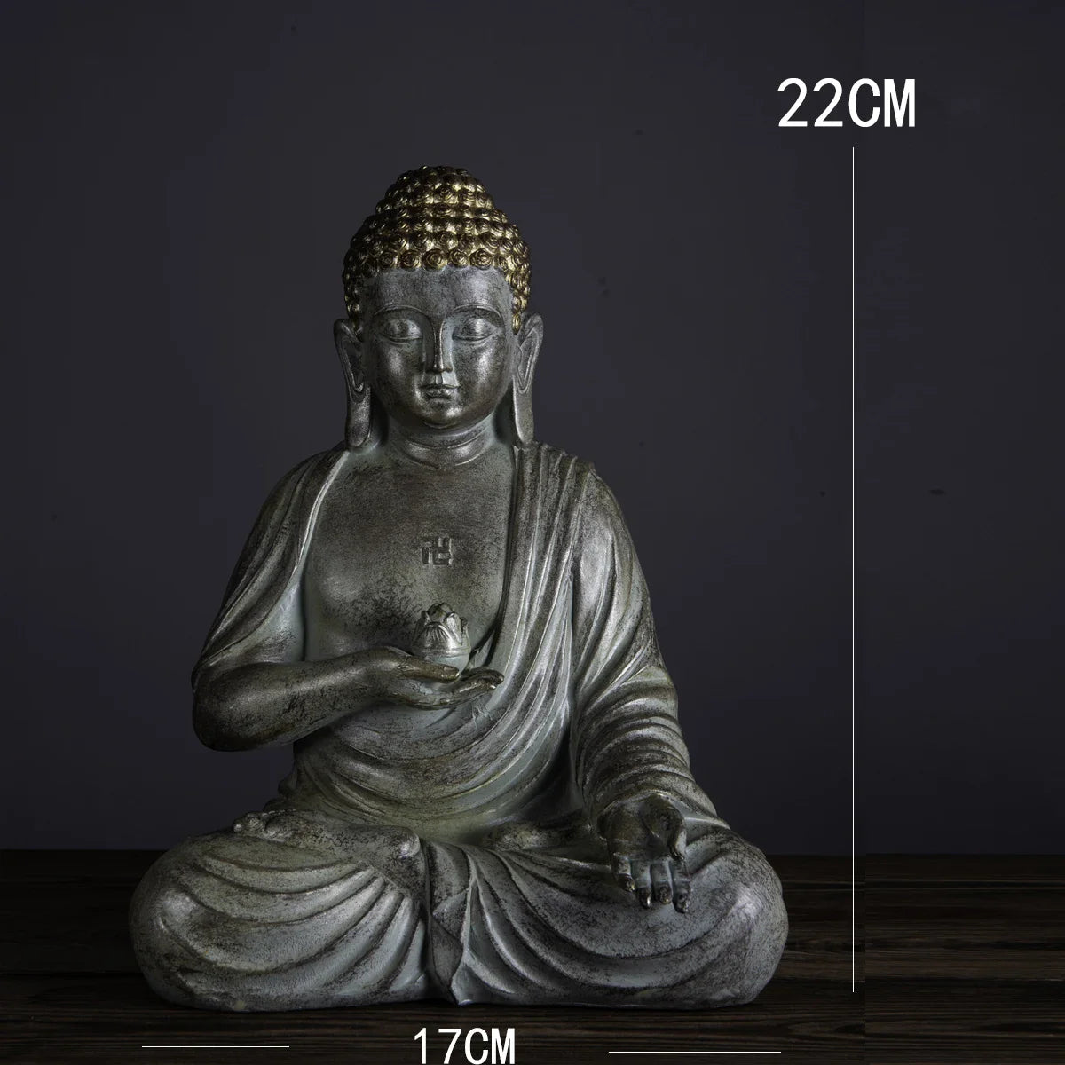 ATELIER-TIBET Statue Japonaise en Pierre de Wildoda | Sculpture Zen Décorative Intérieur & Jardin