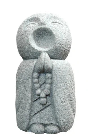 ATELIER-TIBET Statue de Moines Japonais en Pierre Décoration Zen Spirituelle