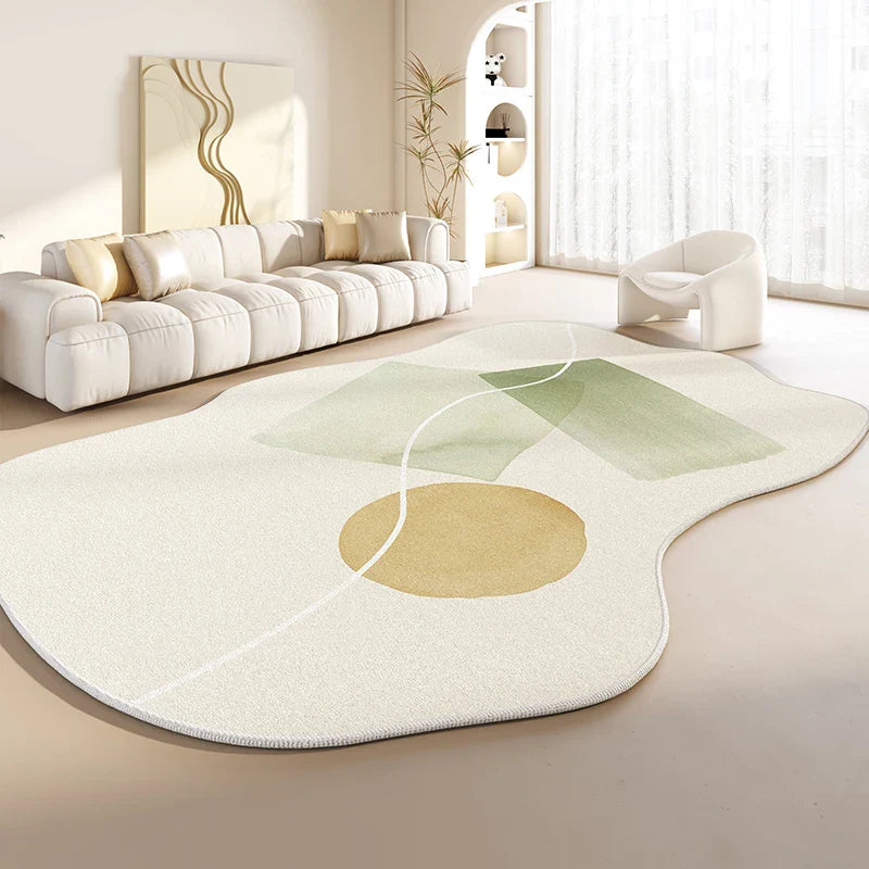 ATELIER-TIBET – Tapis Japonais Irrégulier Épais en Peluche