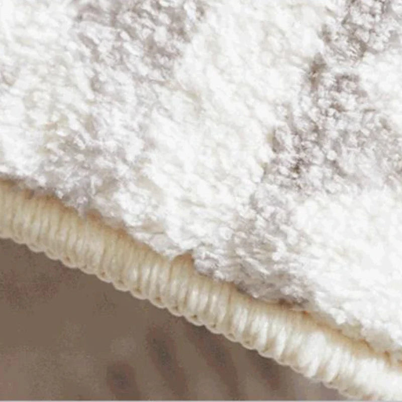 ATELIER-TIBET – Tapis Japonais Irrégulier Épais en Peluche