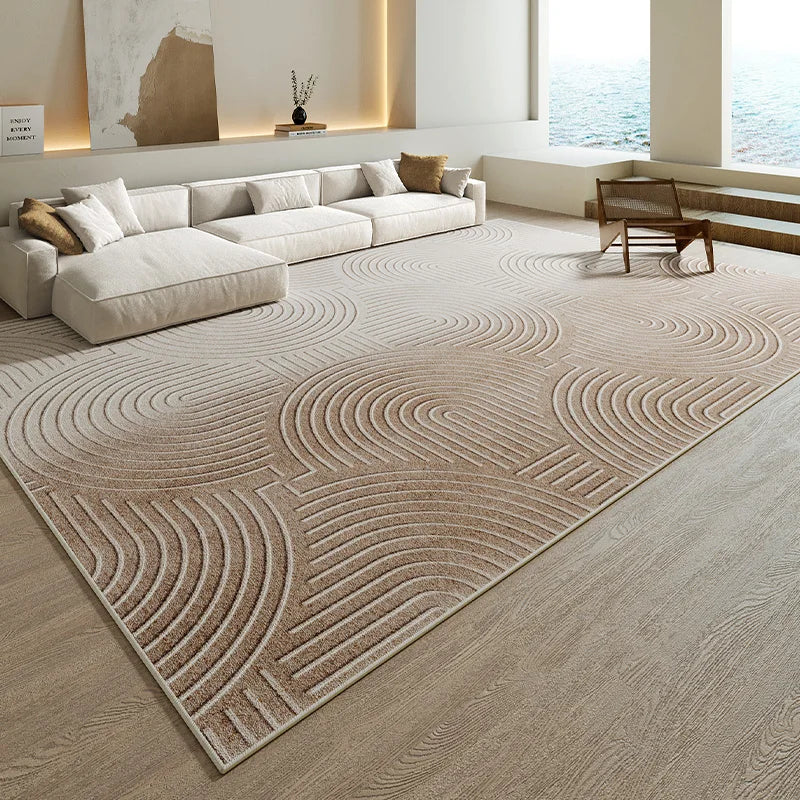 ATELIER-TIBET – Tapis Japonais Rayé en Relief Épaissi