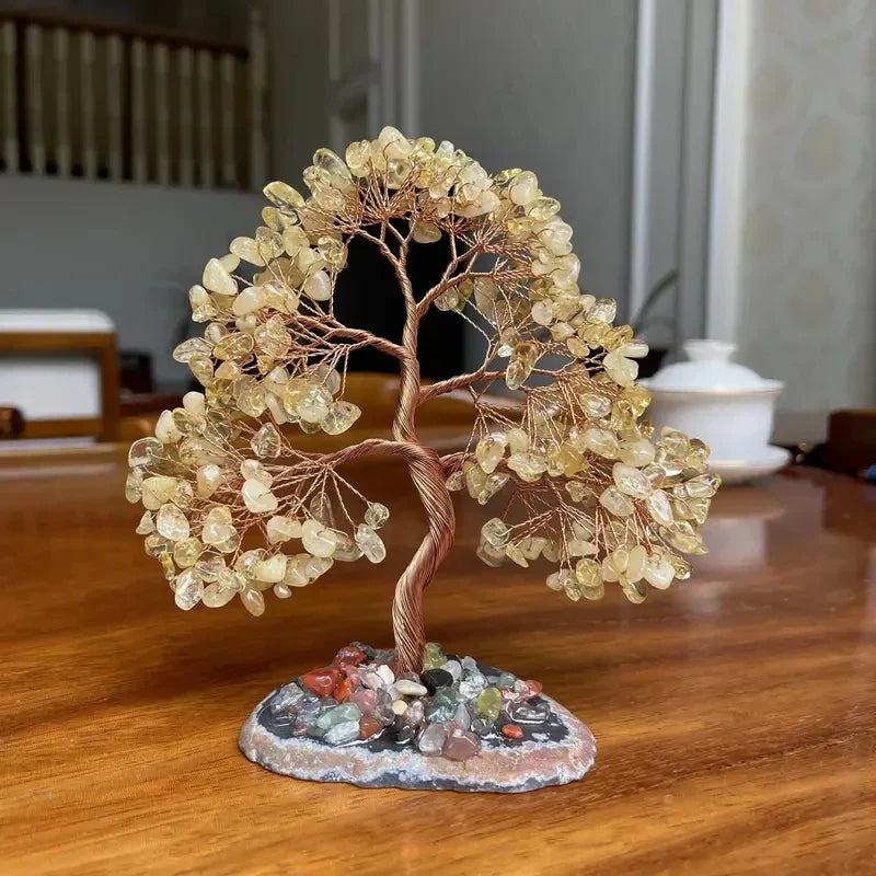 ATELIER-TIBET – Arbre du Bonheur en Pierres Naturelles décoratives