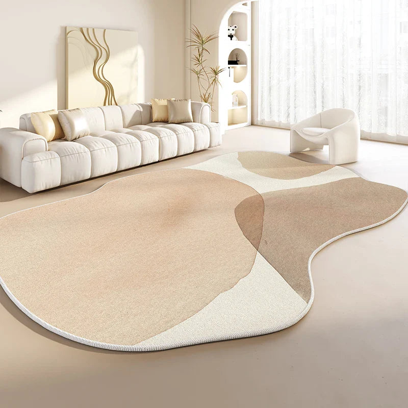 ATELIER-TIBET – Tapis Japonais Irrégulier Épais en Peluche
