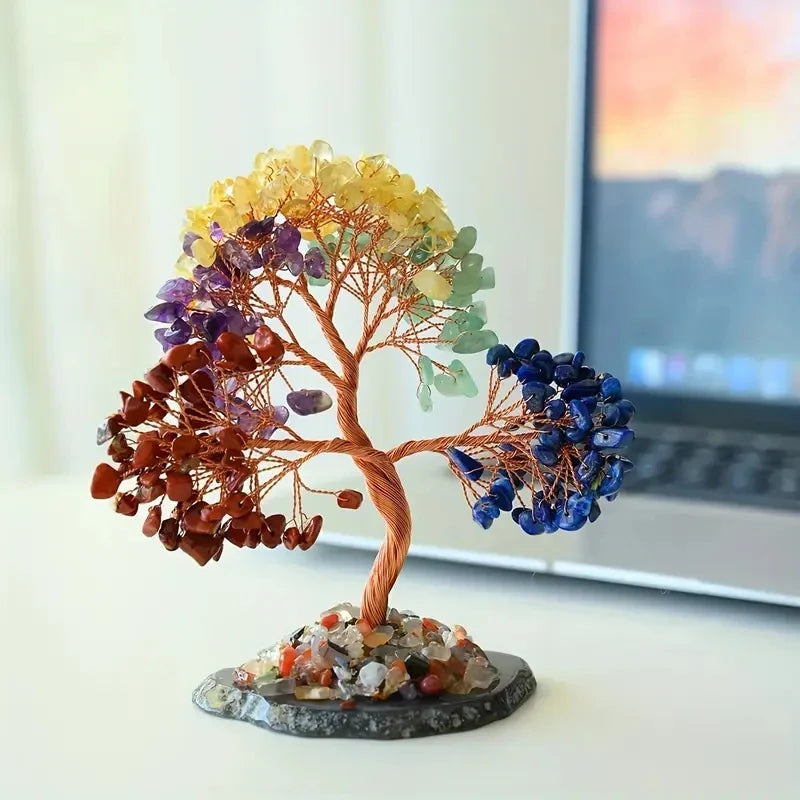 ATELIER-TIBET – Arbre de Vie décoratif en Pierres Naturelles