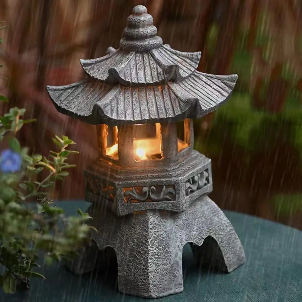 ATELIER-TIBET Statue Japonaise Lampe Design Zen Intérieur