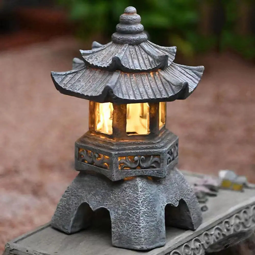 ATELIER-TIBET Statue Japonaise Lampe Design Zen Intérieur