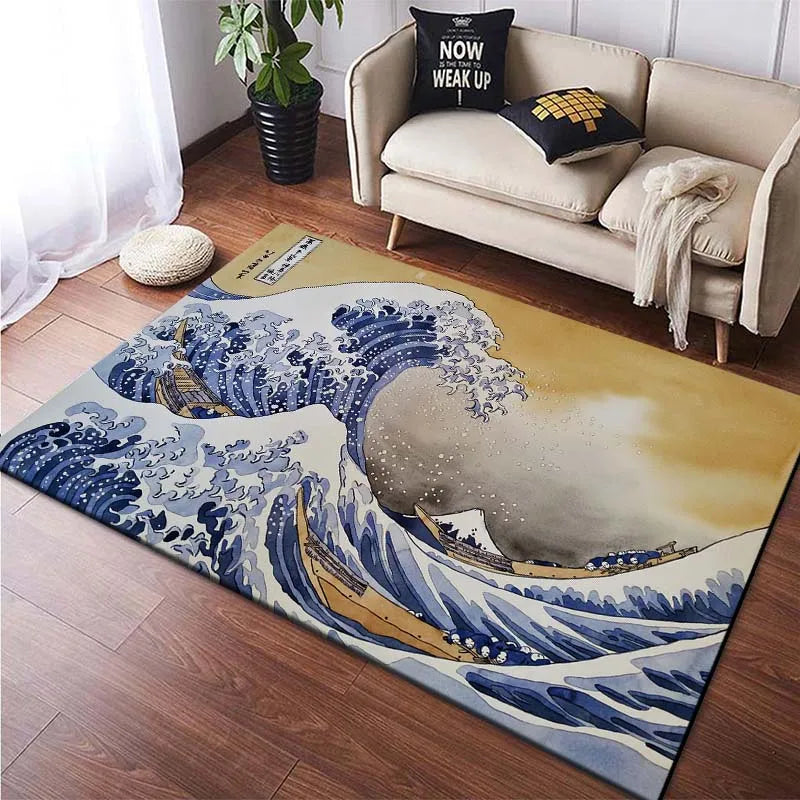 ATELIER-TIBET – Tapis de Salon Style Japonais Épuré