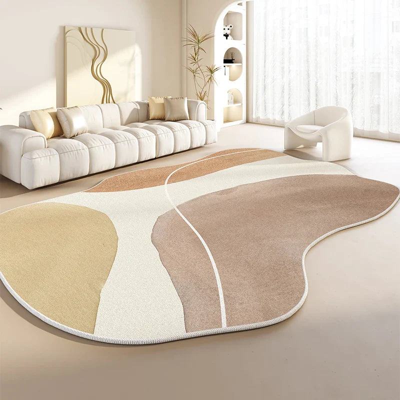 ATELIER-TIBET – Tapis Japonais Irrégulier Épais en Peluche