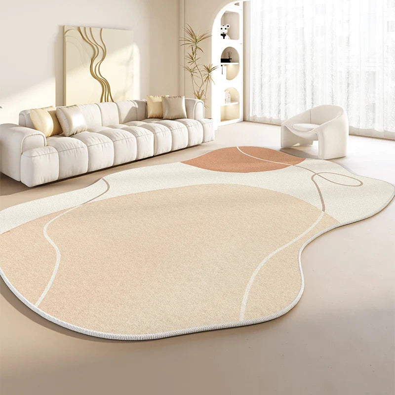 ATELIER-TIBET – Tapis Japonais Irrégulier Épais en Peluche
