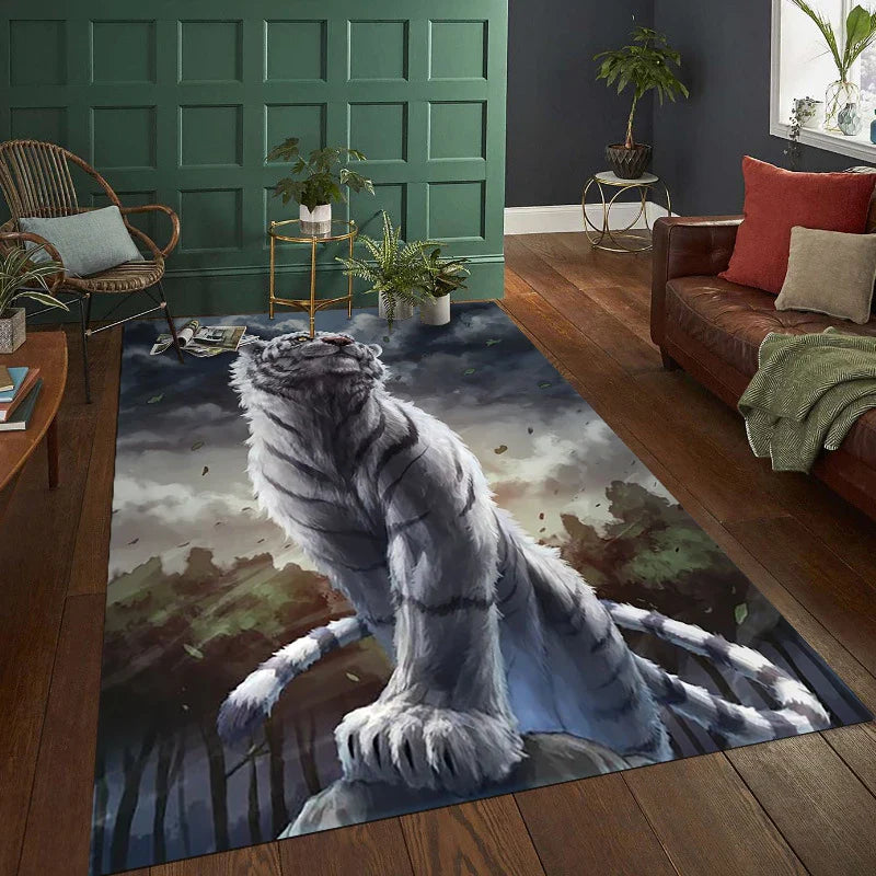 ATELIER-TIBET – Tapis Japonais Motif Tigre Doux & Résistant