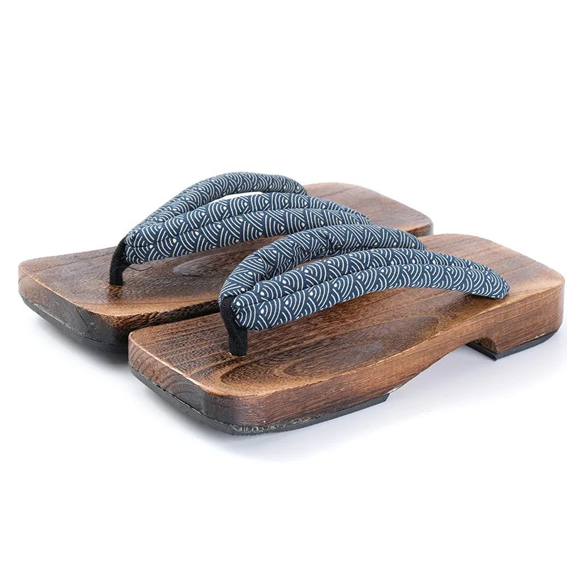 ATELIER-TIBET – Geta Japonaise Moderne en Bois & Tissu