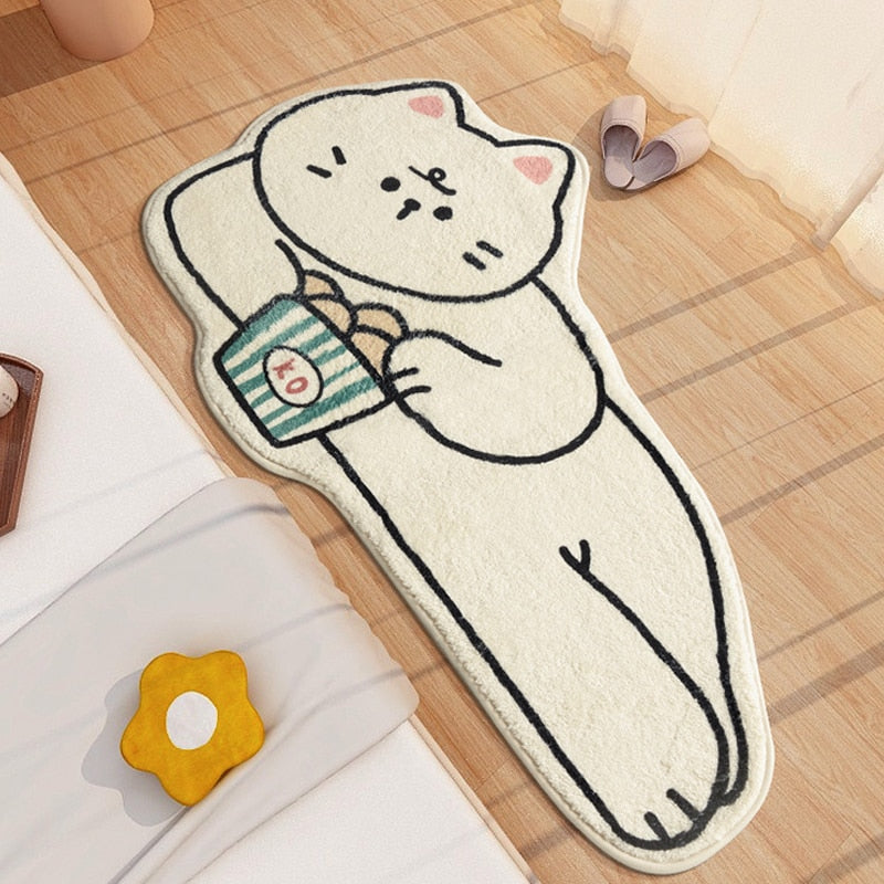 ATELIER-TIBET – Tapis Japonais Chambre Chat Stylé | Design Contemporain & Confort Cinéma