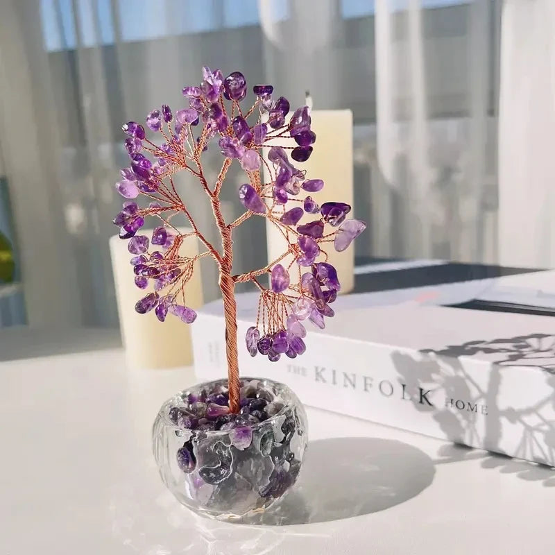ATELIER-TIBET – Arbre Bonsaï de Vie en Pierres Naturelles