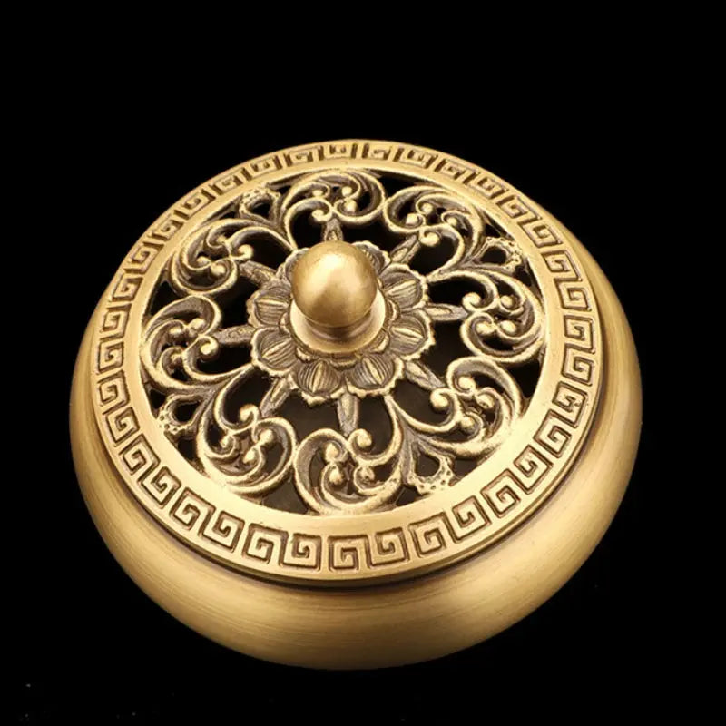 ATELIER-TIBET – Brûleur d’Encens Dragon & Phénix en Cuivre, Puissance & Mystère