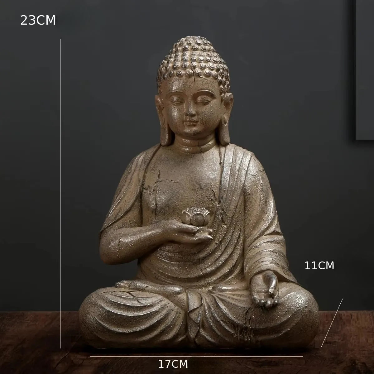 ATELIER-TIBET Statue Japonaise en Pierre de Wildoda | Sculpture Zen Décorative Intérieur & Jardin