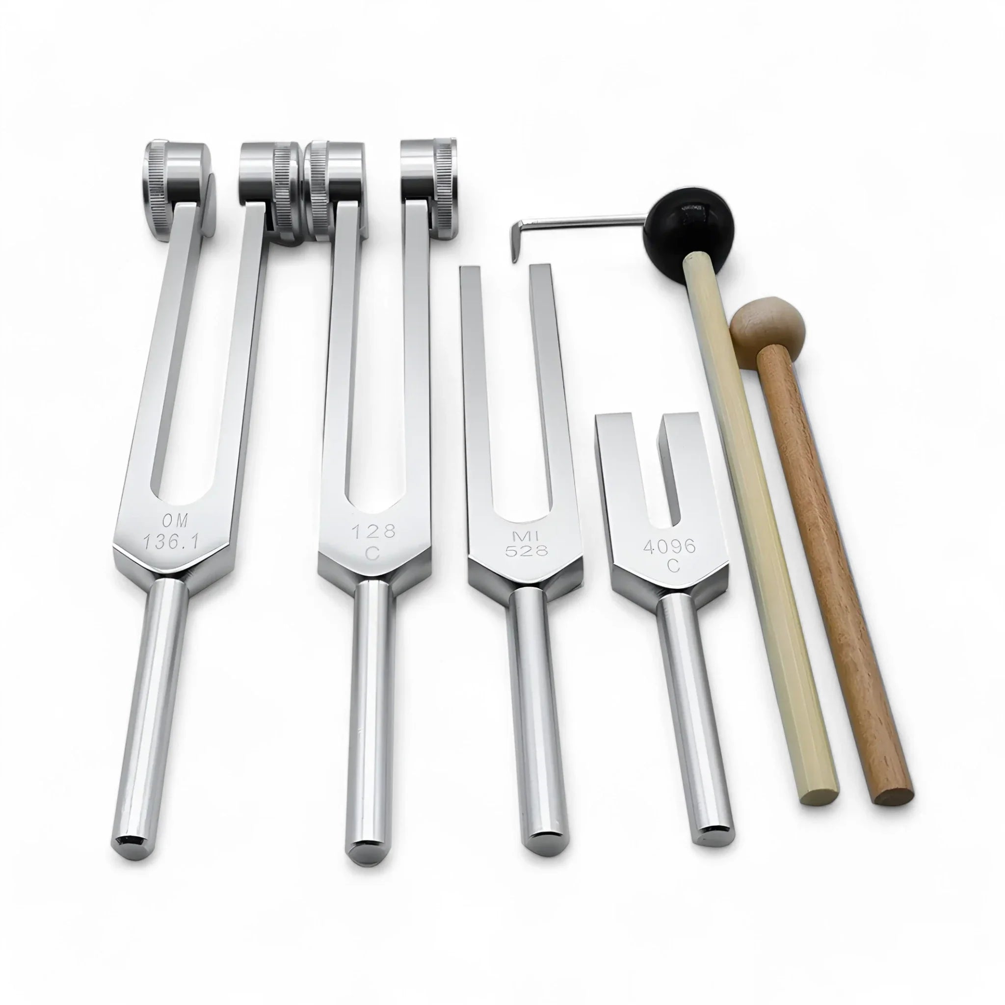 Set de Diapasons Thérapeutiques - 4 Fréquences