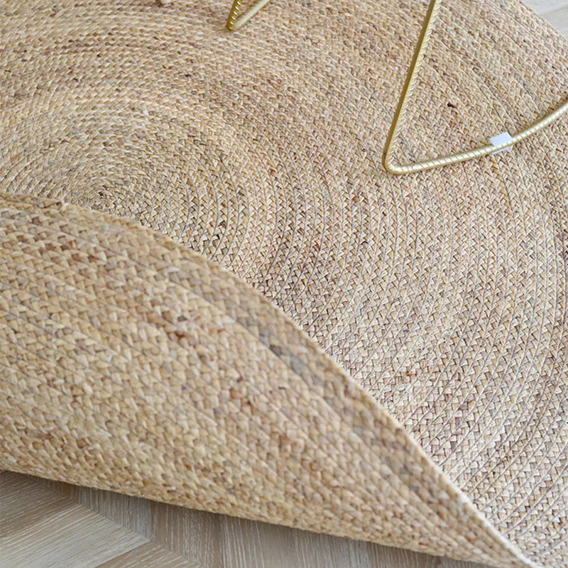 ATELIER-TIBET – Tapis Rond Japonais en Jute Naturelle