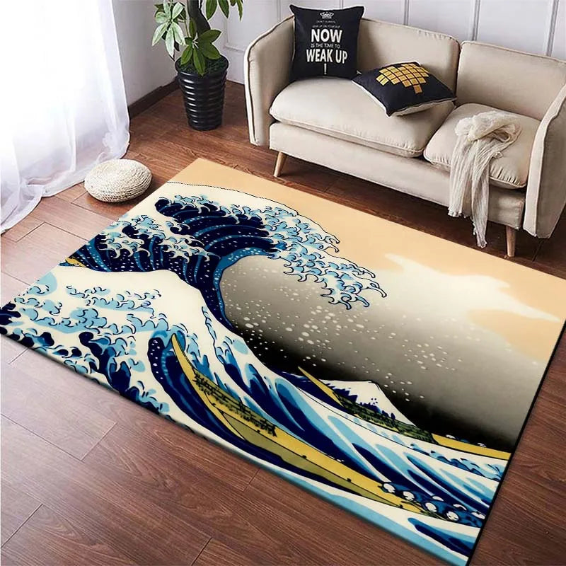 ATELIER-TIBET – Tapis de Salon Style Japonais Épuré