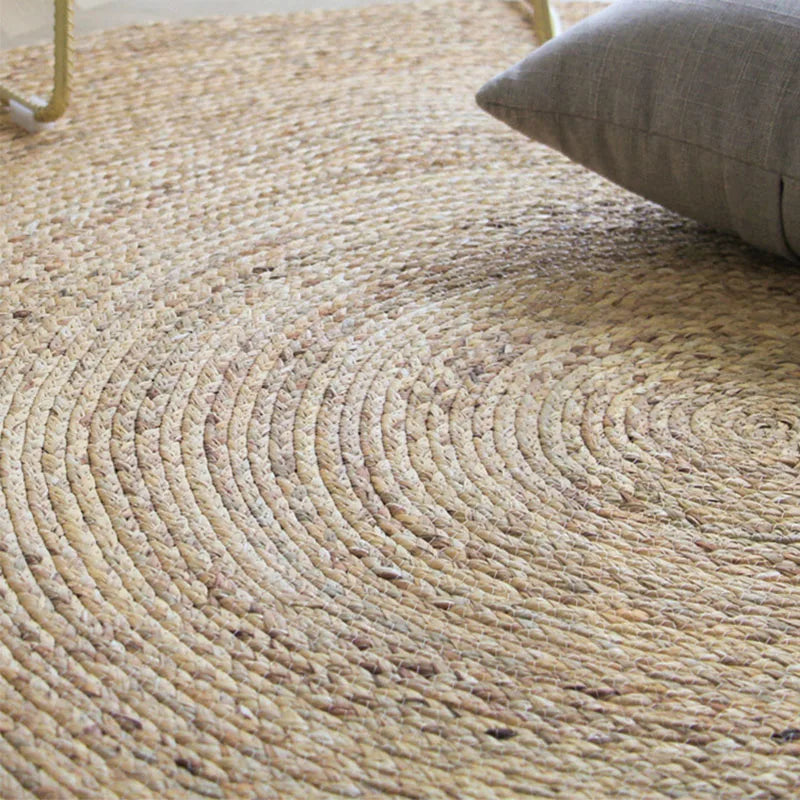 ATELIER-TIBET – Tapis Rond Japonais en Jute Naturelle