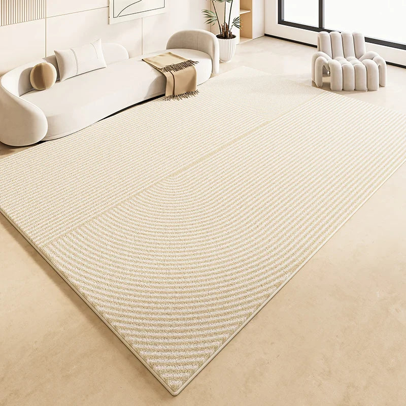 ATELIER-TIBET – Tapis Japonais Minimaliste en Peluche Douce