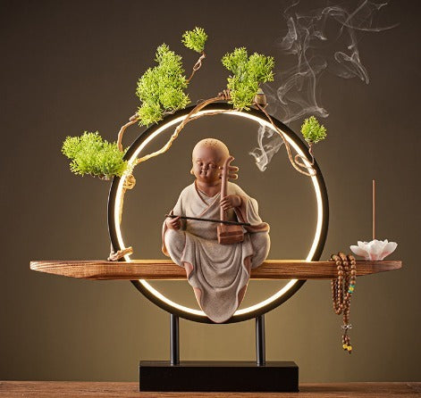 ATELIER-TIBET Encensoir “Équilibre du Bouddha” – Décoration Zen & Rituel Bien-être